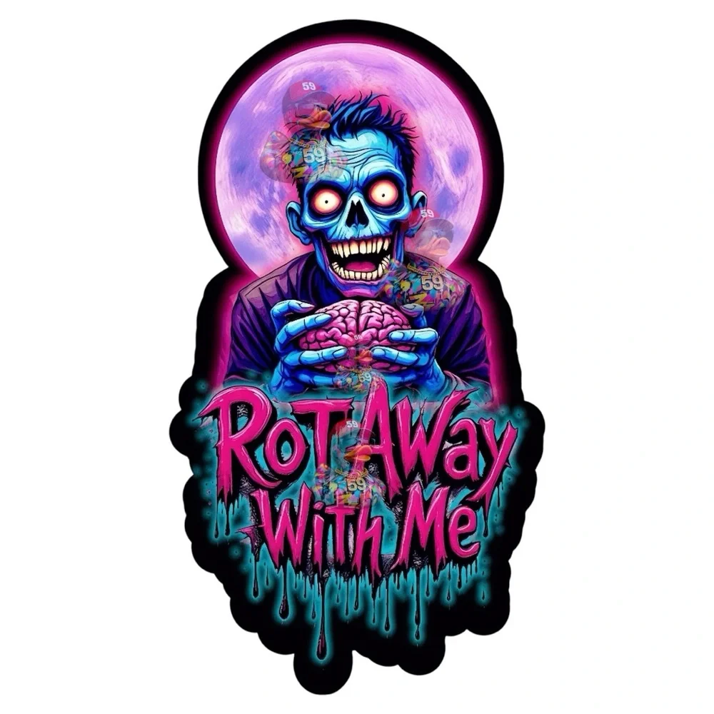 40 Zombie Sticker Pack - Picture 3 of 3